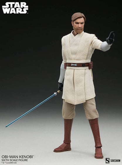 SIDESHOW - Star Wars The Clone Wars Action Figure 1/6 Obi-Wan Kenobi