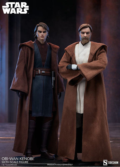 SIDESHOW - Star Wars The Clone Wars Action Figure 1/6 Obi-Wan Kenobi