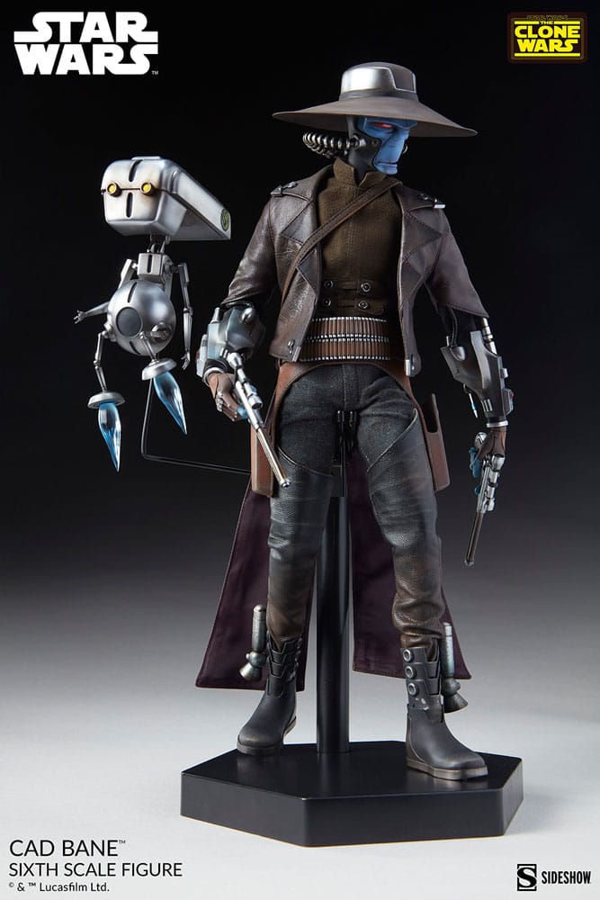 SIDESHOW - Star Wars The Clone Wars Action Figure 1/6 Cad Bane