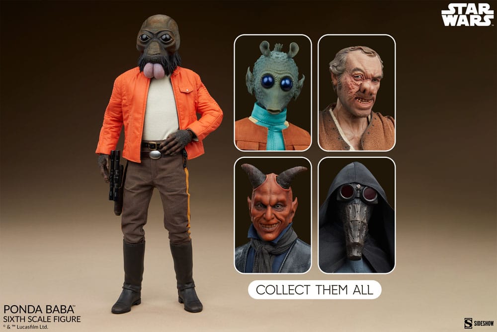 SIDESHOW - Star Wars Scum & Villainy Action Figure 1/6 Ponda Baba