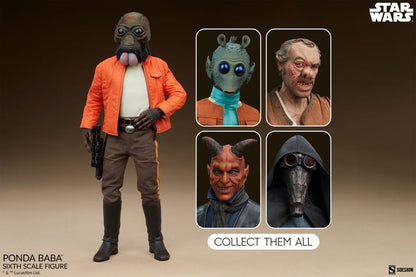 SIDESHOW - Star Wars Scum & Villainy Action Figure 1/6 Ponda Baba