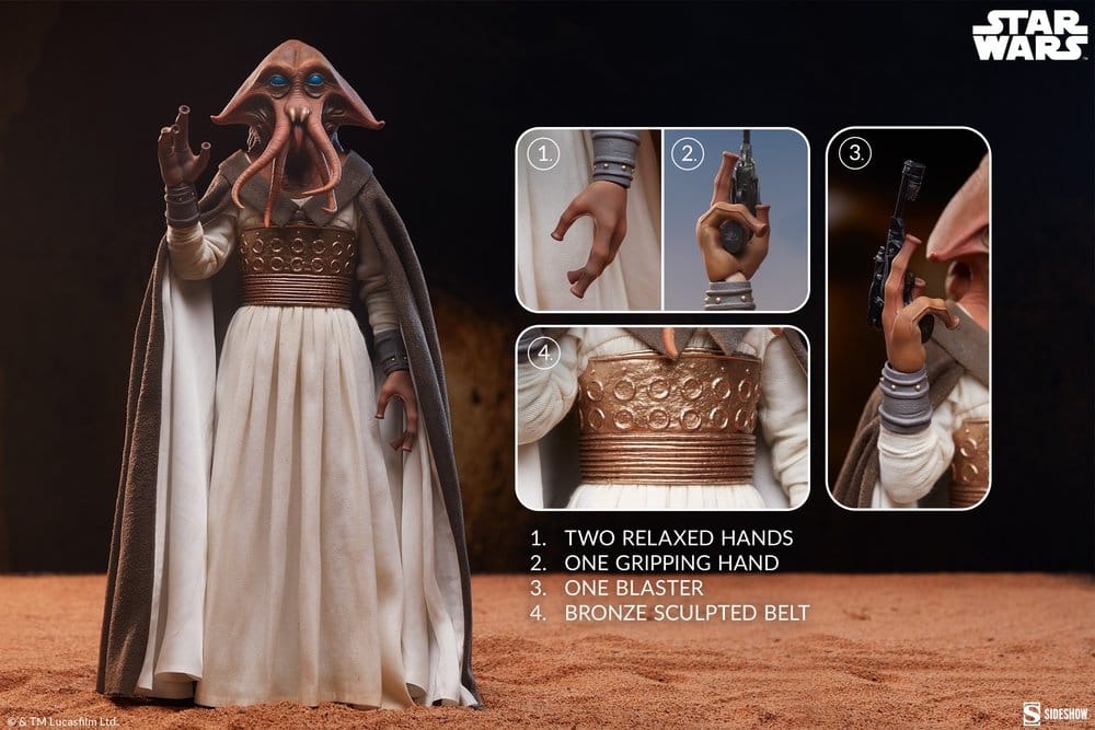 SIDESHOW - Star Wars Action Figure 1/6 Tessek