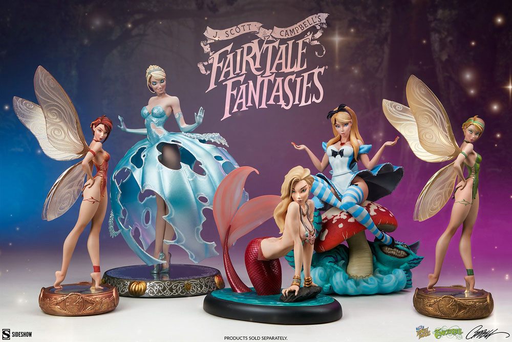 SIDESHOW - Fairy Tale Fantasies Collection Statue Tinkerbell (Fall Variant)