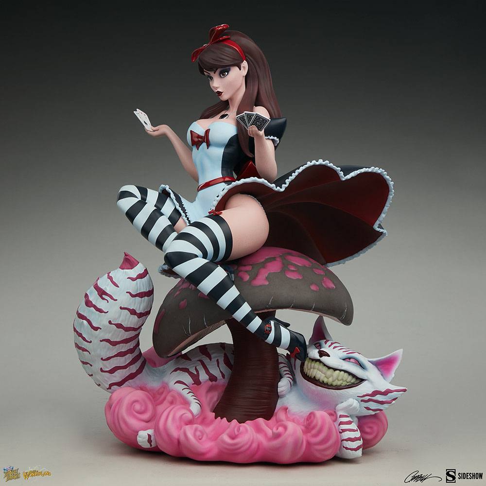 SIDESHOW - Disney - Fairytale Fantasies Collection Statue Alice in Wonderland Game of Hearts Edition SS2005062