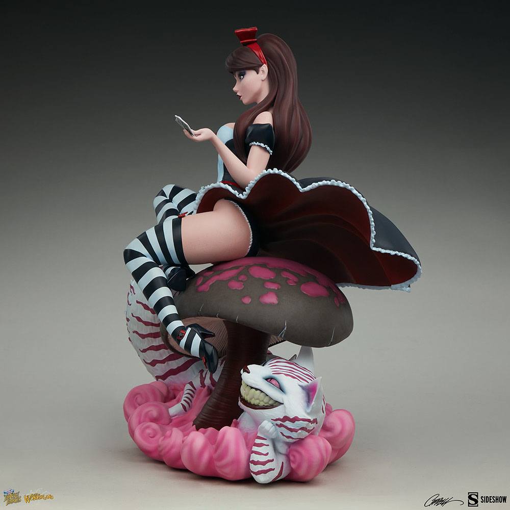 SIDESHOW - Disney - Fairytale Fantasies Collection Statue Alice in Wonderland Game of Hearts Edition SS2005062