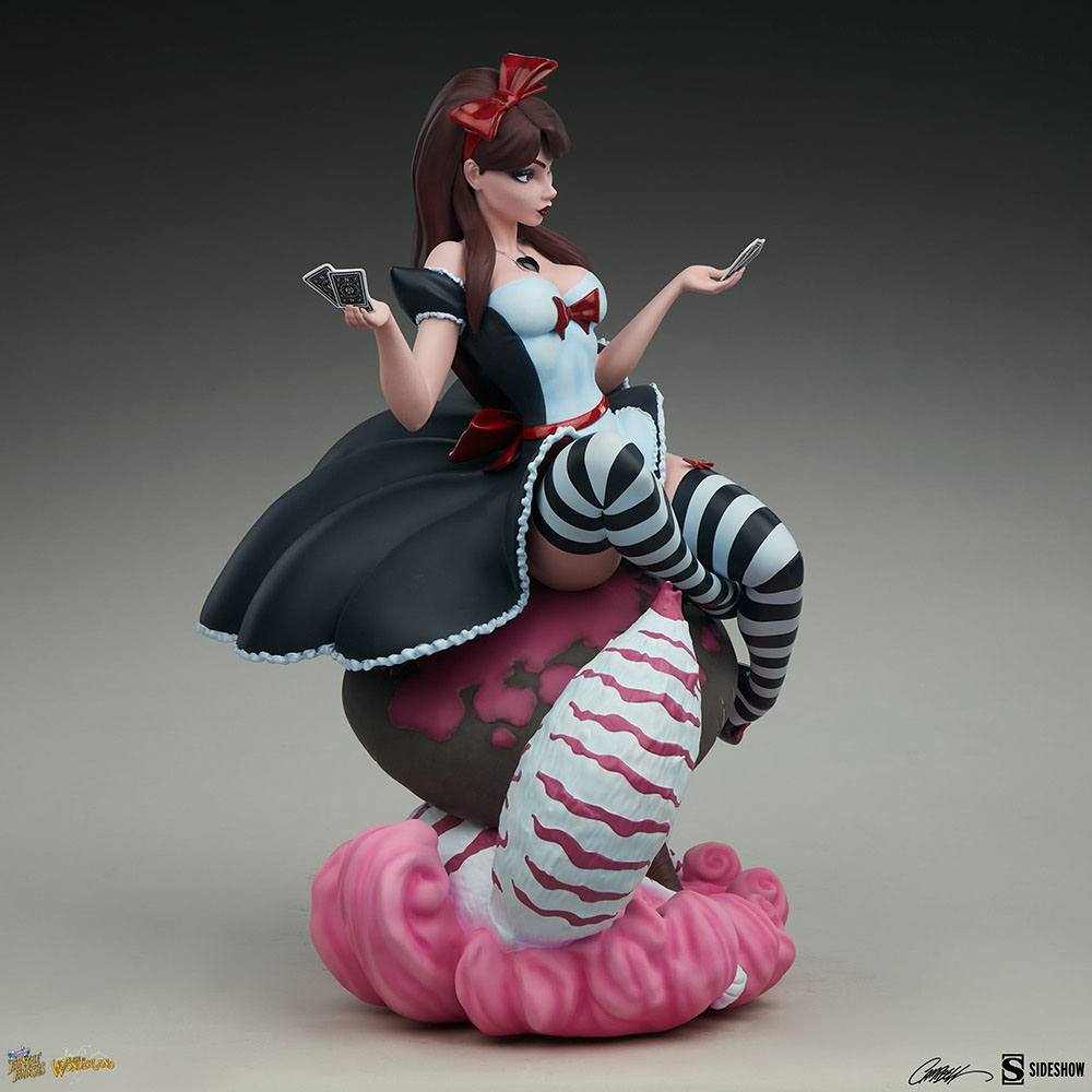 SIDESHOW - Disney - Fairytale Fantasies Collection Statue Alice in Wonderland Game of Hearts Edition SS2005062