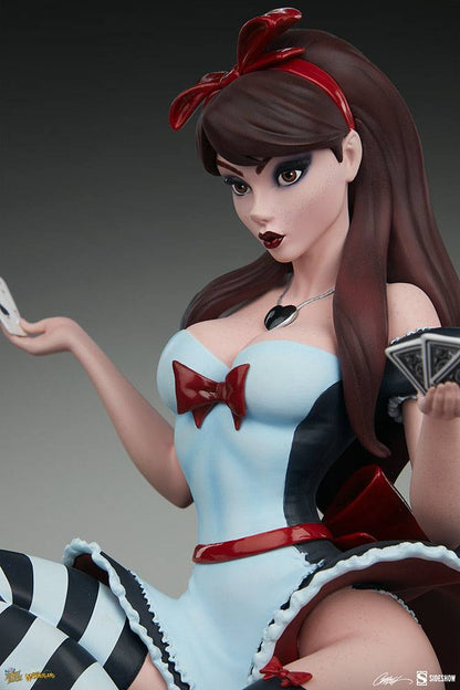 SIDESHOW - Disney - Fairytale Fantasies Collection Statue Alice in Wonderland Game of Hearts Edition SS2005062