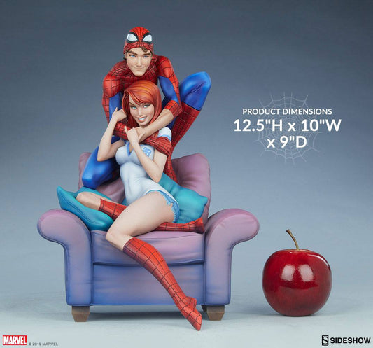 SIDESHOW - Marvel - Maquette Spider-Man & Mary Jane by J. Scott Campbell