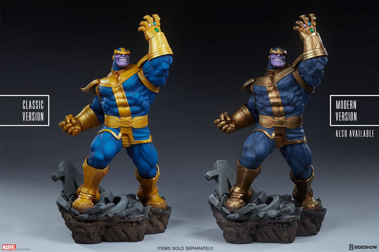 SIDESHOW - Marvel - Avengers Assemble Statue 1:5 Thanos (Classic Version) 58 cm SS200570