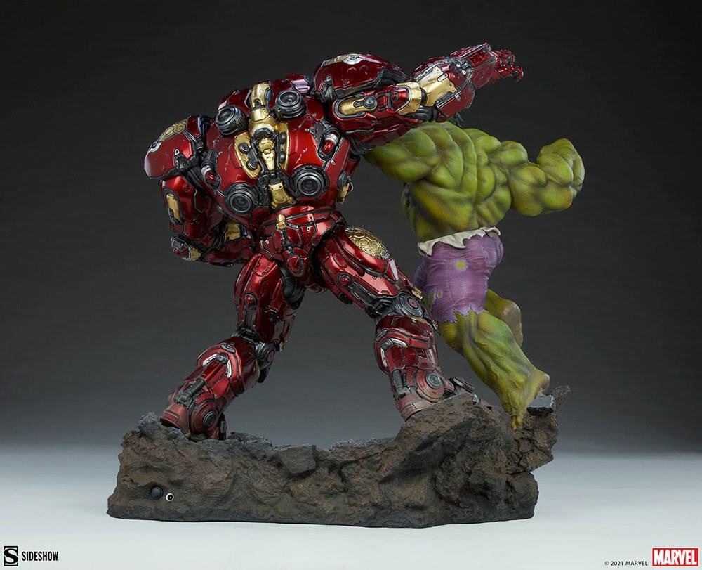 SIDESHOW - Marvel - Maquette Hulk vs Hulkbuster SS200571