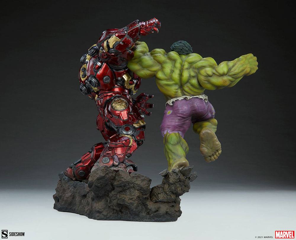 SIDESHOW - Marvel - Maquette Hulk vs Hulkbuster SS200571