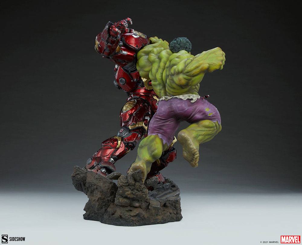 SIDESHOW - Marvel - Maquette Hulk vs Hulkbuster SS200571