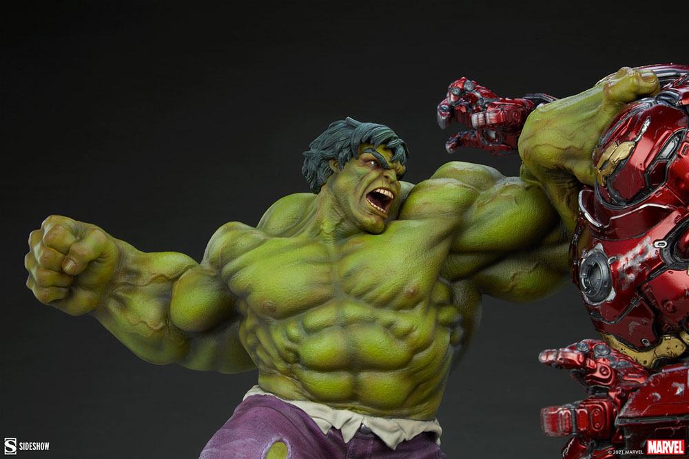 SIDESHOW - Marvel - Maquette Hulk vs Hulkbuster SS200571