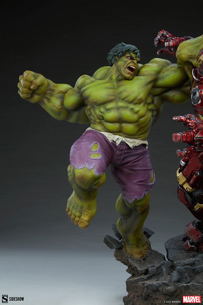 SIDESHOW - Marvel - Maquette Hulk vs Hulkbuster SS200571