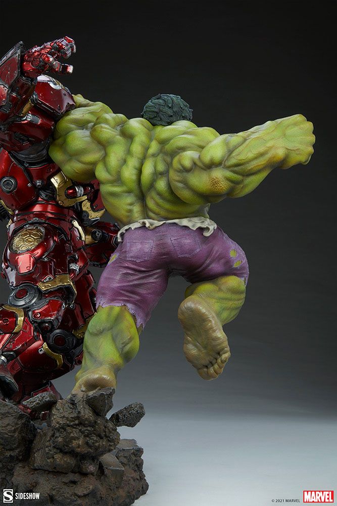 SIDESHOW - Marvel - Maquette Hulk vs Hulkbuster SS200571