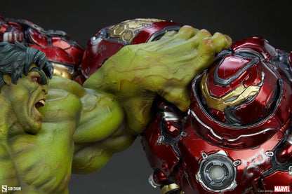 SIDESHOW - Marvel - Maquette Hulk vs Hulkbuster SS200571