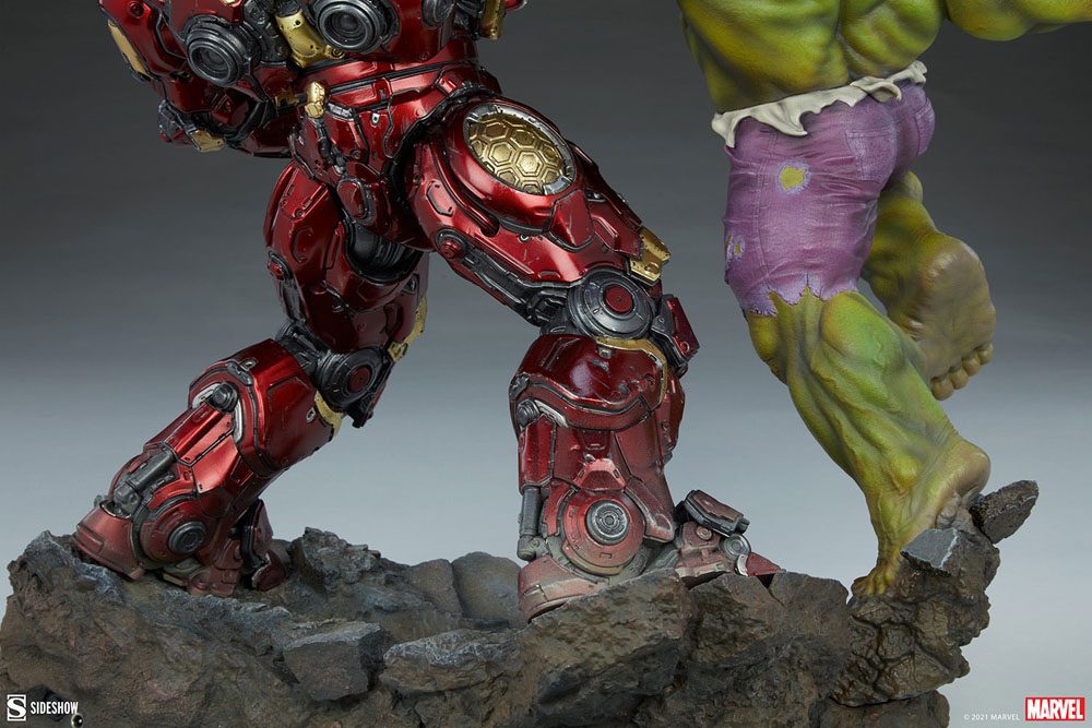 SIDESHOW - Marvel - Maquette Hulk vs Hulkbuster SS200571