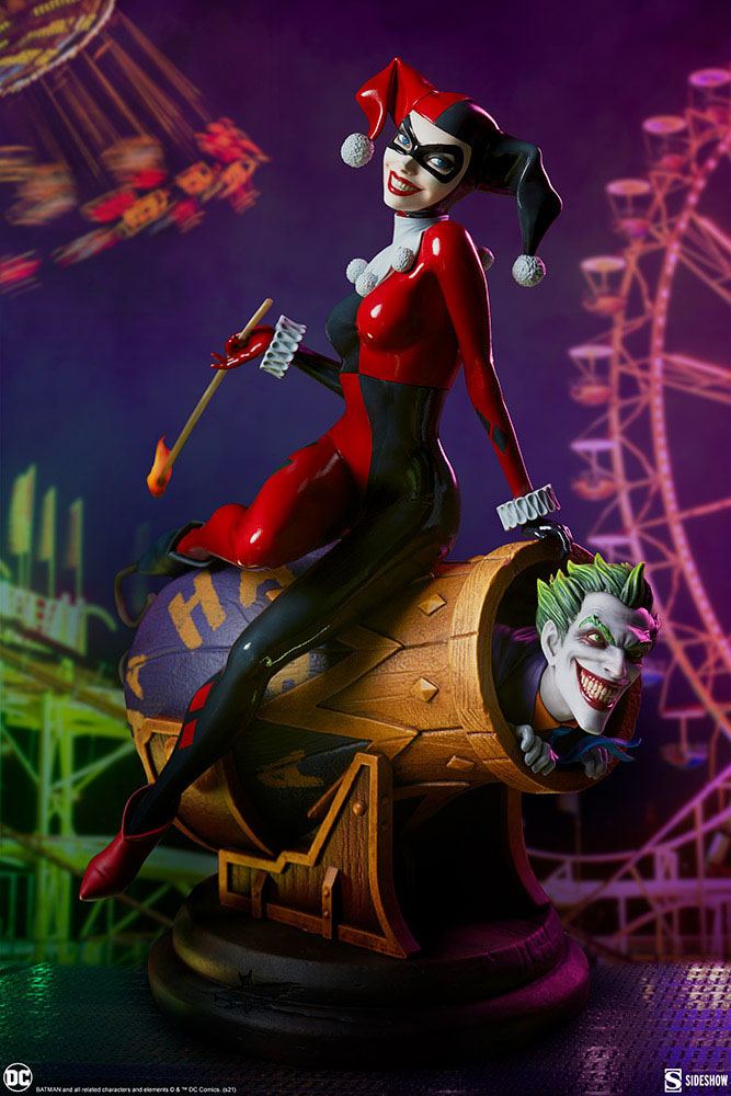 SIDESHOW - Dc Comics - Diorama Harley Quinn and The Joker SS200575