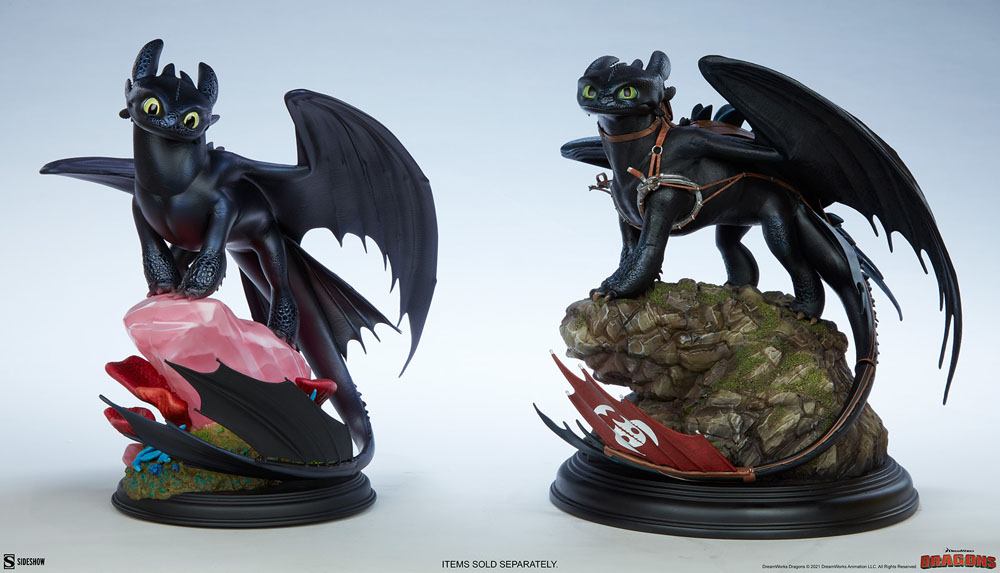 SIDESHOW - How To Train Your Dragon Statue Toothless SS200615