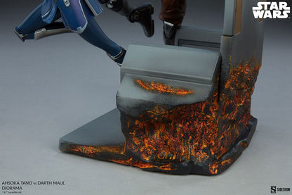 SIDESHOW - Star Wars The Clone Wars Diorama Ahsoka Tano vs Darth Maul