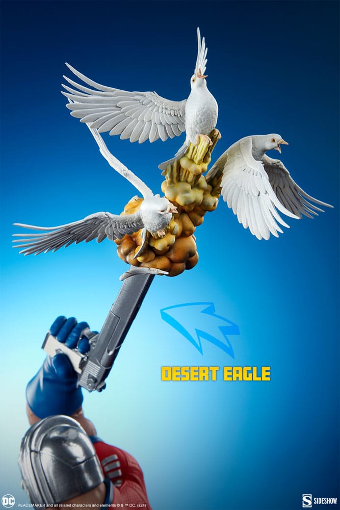 SIDESHOW - Peacemaker Statue Eat Peace Statue