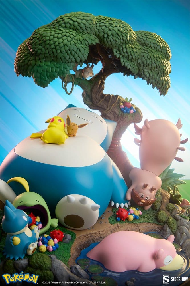 SIDESHOW - Pokémon Diorama Snorlax