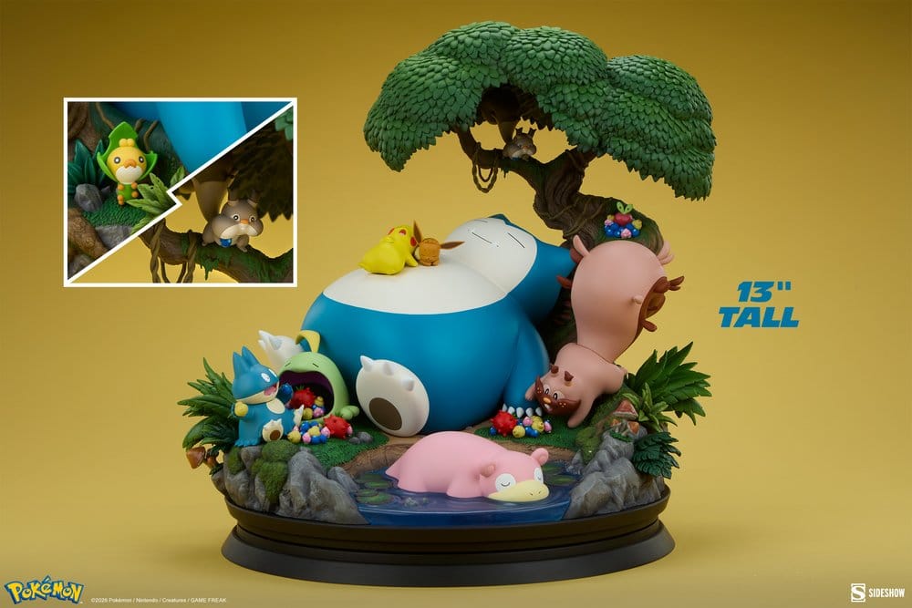 SIDESHOW - Pokémon Diorama Snorlax