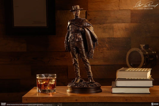 SIDESHOW - The Good, The Bad and the Ugly Statue The Man with No Name (Faux Bronze)