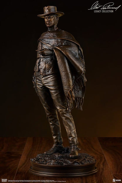 SIDESHOW - The Good, The Bad and the Ugly Statue The Man with No Name (Faux Bronze)
