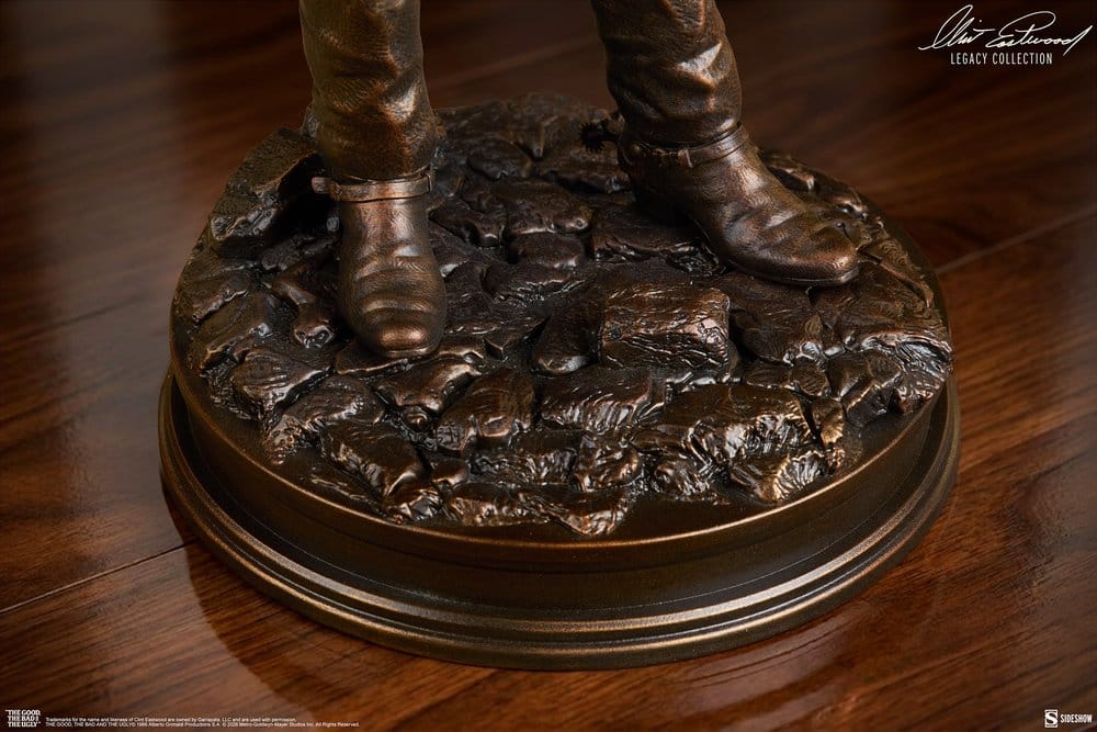 SIDESHOW - The Good, The Bad and the Ugly Statue The Man with No Name (Faux Bronze)
