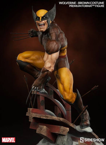 SIDESHOW - Marvel - Wolverine Brown Costume Premium Format