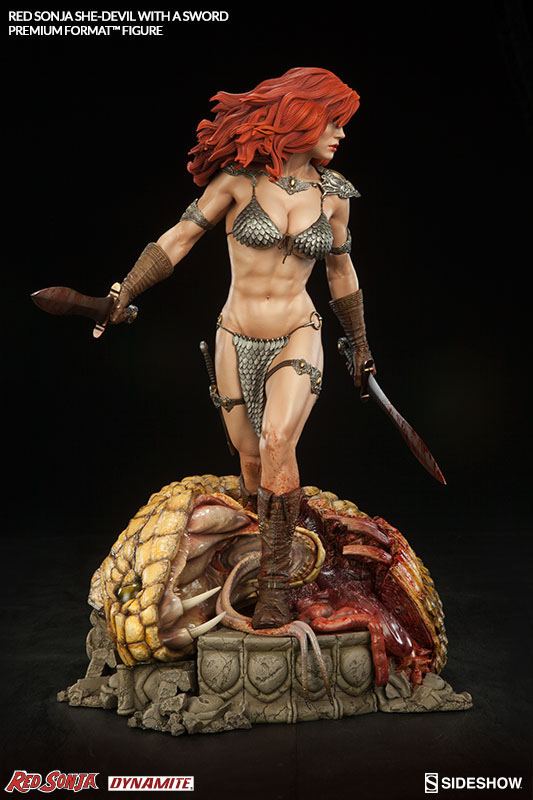 SIDESHOW - RED SONJA SHE-DEVIL WITH SWORD PREMIUM FORMAT