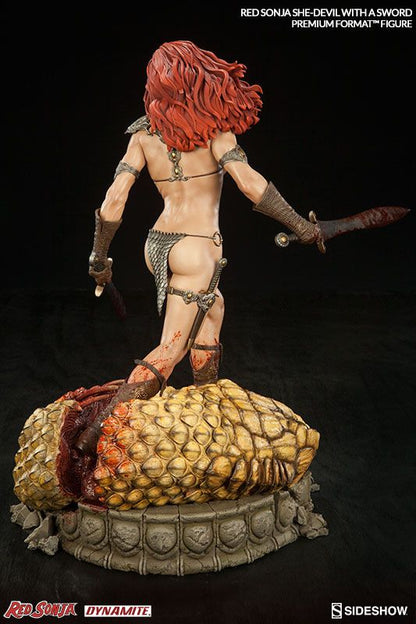 SIDESHOW - RED SONJA SHE-DEVIL WITH SWORD PREMIUM FORMAT