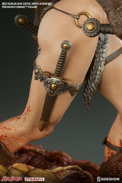 SIDESHOW - RED SONJA SHE-DEVIL WITH SWORD PREMIUM FORMAT