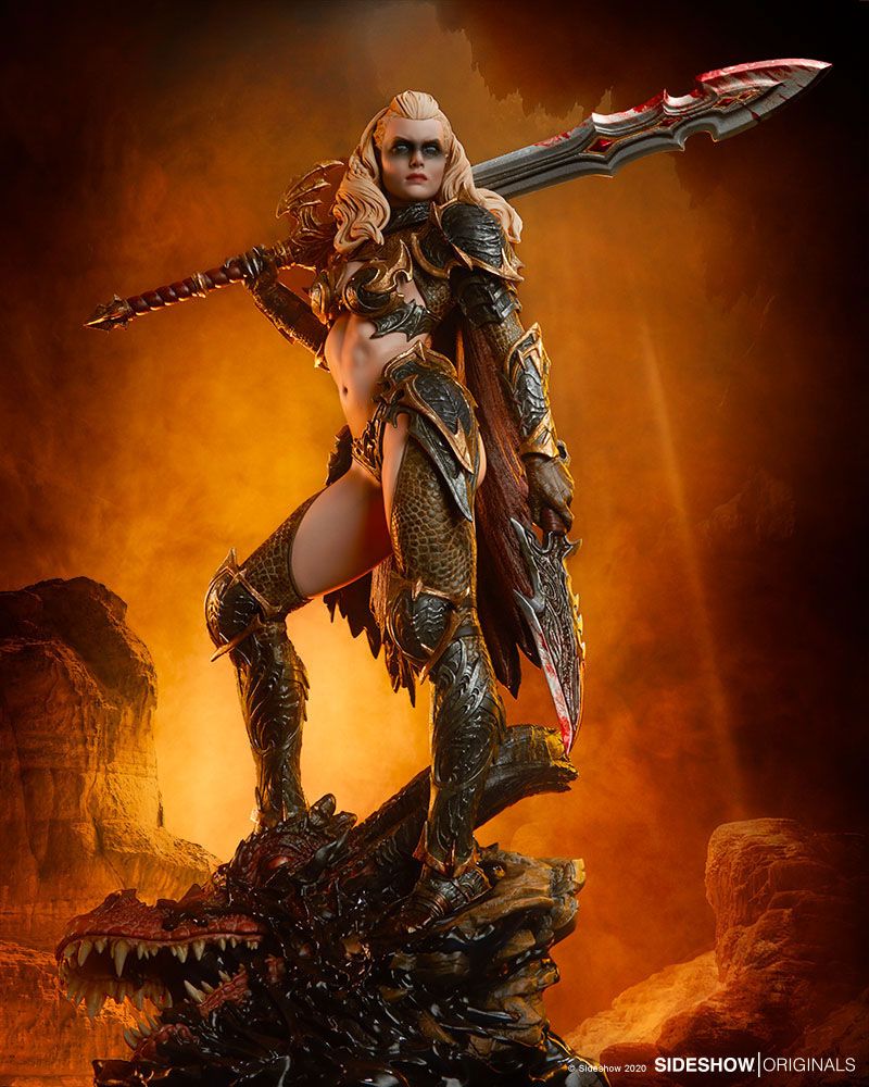 SIDESHOW - Sideshow Originals Statue Dragon Slayer Warrior Forged in Flame SS300752