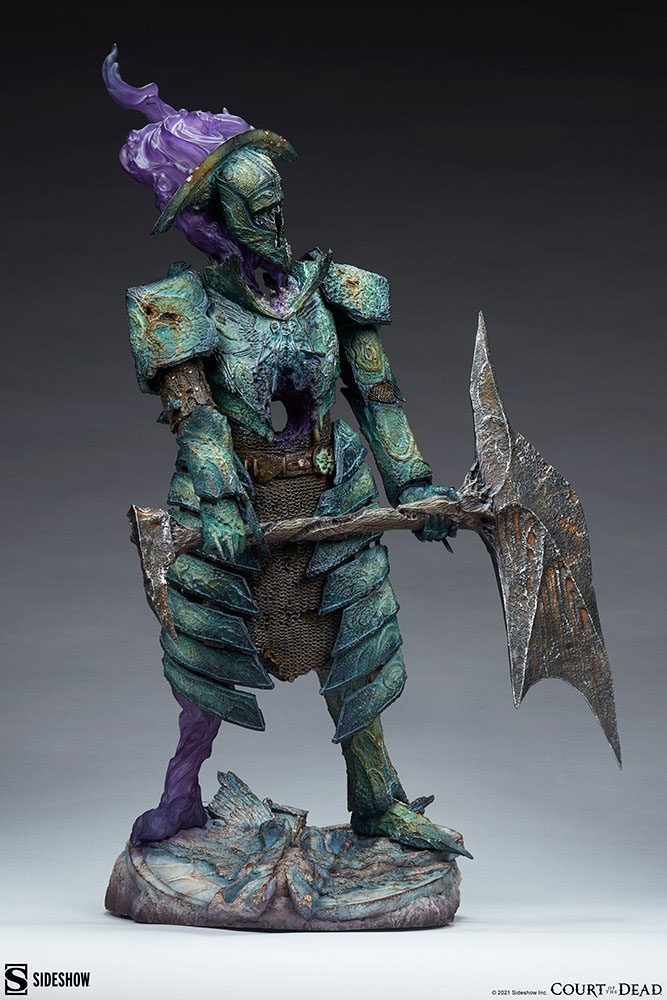 SIDESHOW - Court of The Dead Premium Format Figure Oathbreaker Strÿfe Fallen Mortis Knight SS300758