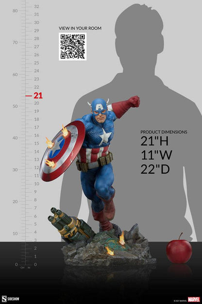 SIDESHOW - Marvel - Premium Format Statue Captain America SS300765