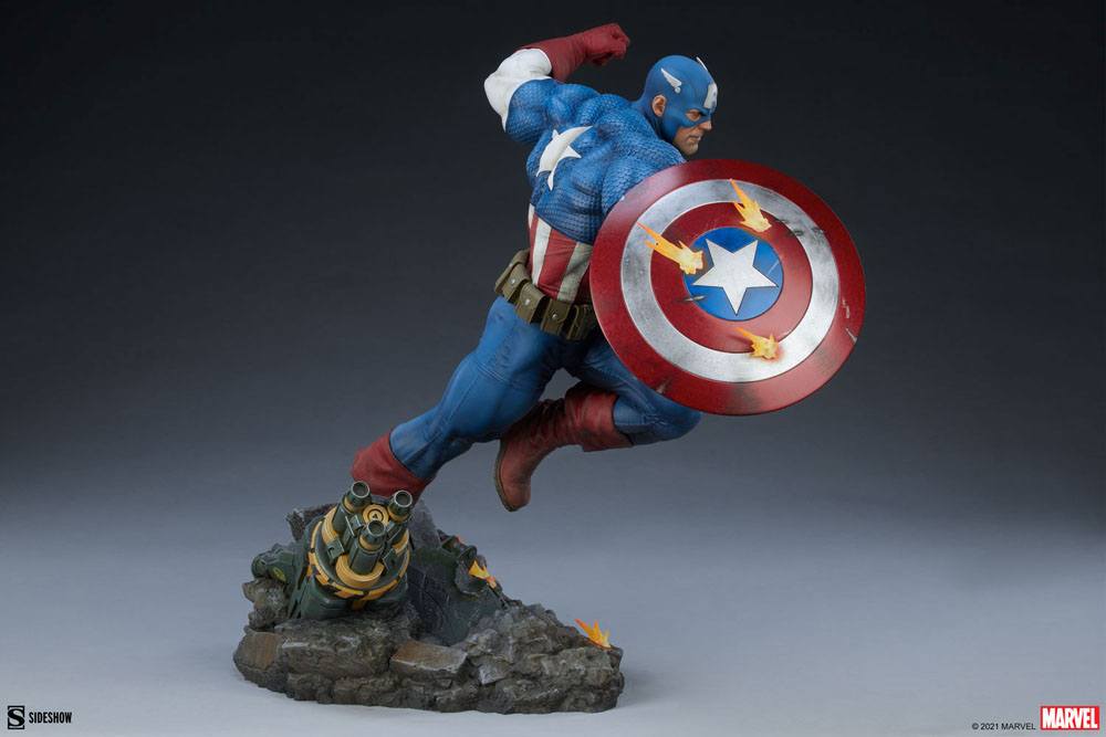 SIDESHOW - Marvel - Premium Format Statue Captain America SS300765