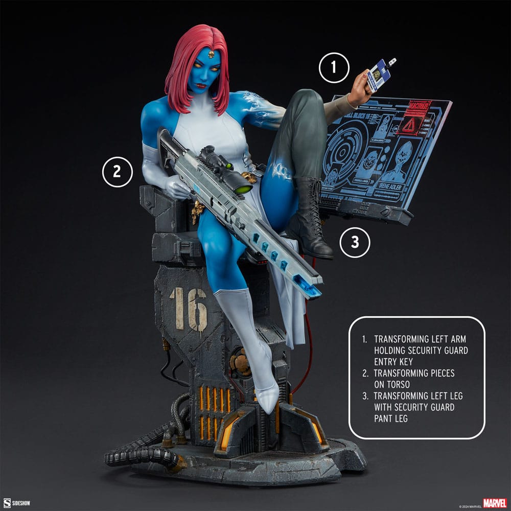 SIDESHOW - Marvel Premium Format Statue Mystique: Freedom and Destiny