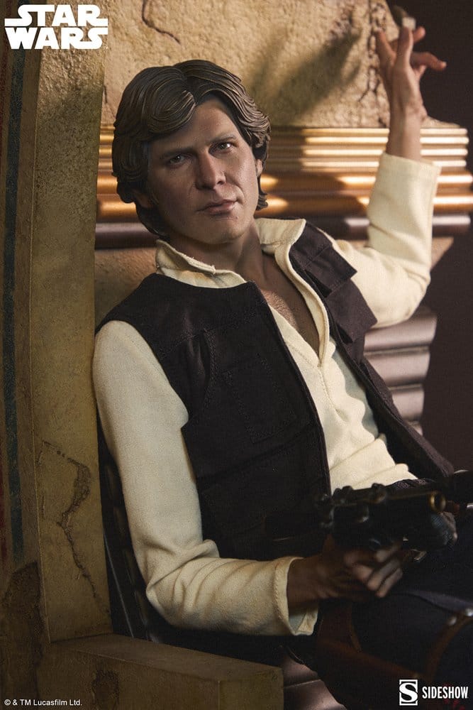 SIDESHOW - Star Wars Episode IV Mixed Media Premium Format Figure Han Solo: Sorry About the Mess