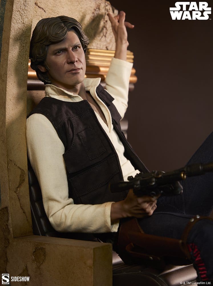 SIDESHOW - Star Wars Episode IV Mixed Media Premium Format Figure Han Solo: Sorry About the Mess