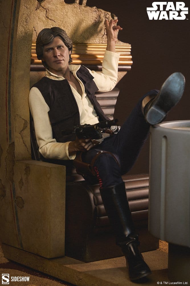 SIDESHOW - Star Wars Episode IV Mixed Media Premium Format Figure Han Solo: Sorry About the Mess