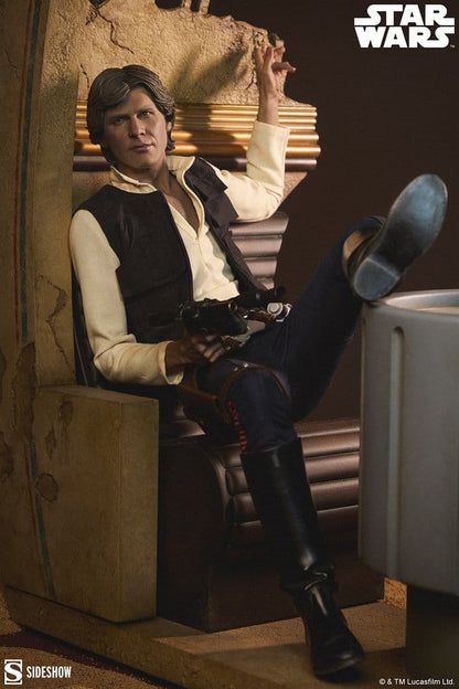 SIDESHOW - Star Wars Episode IV Mixed Media Premium Format Figure Han Solo: Sorry About the Mess