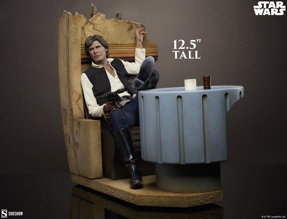 SIDESHOW - Star Wars Episode IV Mixed Media Premium Format Figure Han Solo: Sorry About the Mess