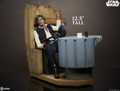 SIDESHOW - Star Wars Episode IV Mixed Media Premium Format Figure Han Solo: Sorry About the Mess
