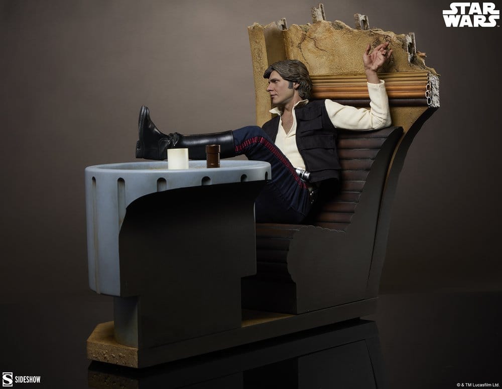 SIDESHOW - Star Wars Episode IV Mixed Media Premium Format Figure Han Solo: Sorry About the Mess