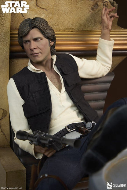 SIDESHOW - Star Wars Episode IV Mixed Media Premium Format Figure Han Solo: Sorry About the Mess