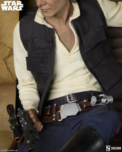 SIDESHOW - Star Wars Episode IV Mixed Media Premium Format Figure Han Solo: Sorry About the Mess