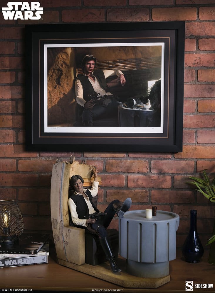 SIDESHOW - Star Wars Episode IV Mixed Media Premium Format Figure Han Solo: Sorry About the Mess