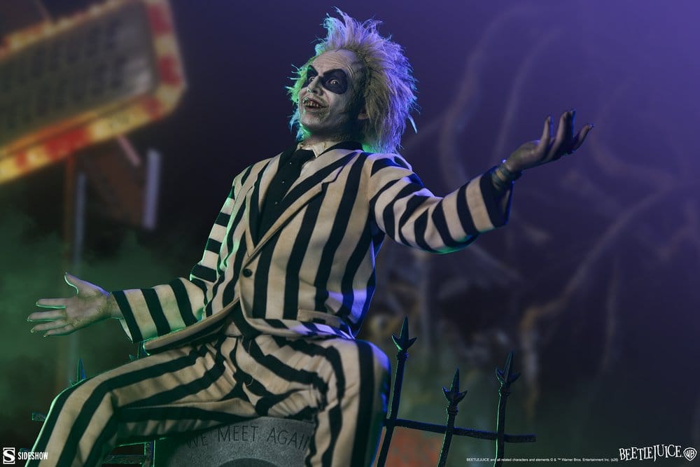 SIDESHOW - Beetlejuice Premium Format Mixed Media Statue Beetlejuice